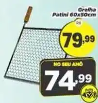 Amarelinha Supermercados Grelha Patini oferta