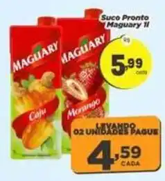 Amarelinha Supermercados Suco pronto maguary ii oferta