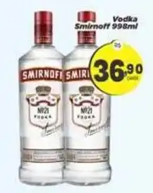Amarelinha Supermercados Vodka Smirnoff oferta