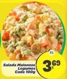 Amarelinha Supermercados Salada Malonese Legumes oferta