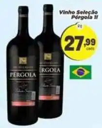 Amarelinha Supermercados Vinho Seleção Pergola II oferta