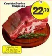 Amarelinha Supermercados Costela Bovina Minga Kg oferta