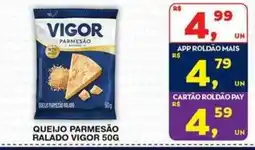 Roldão Queijo parmesão ralado vigor oferta