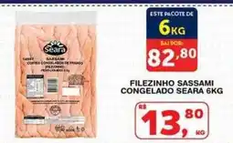 Roldão Filezinho sasami congelado seara oferta
