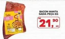 Roldão Bacon manta sadia peça kg oferta