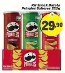 Amarelinha Supermercados Kit Snack Batata Pringles Sabores oferta