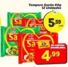 Amarelinha Supermercados Tempero Sazon oferta