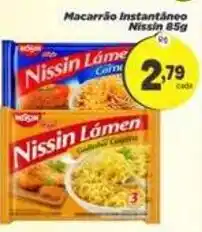 Amarelinha Supermercados Macarrão instantâneo Nissin Lámen oferta