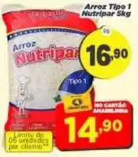Amarelinha Supermercados Arroz Nutripa oferta