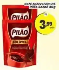 Amarelinha Supermercados Café Solúvel Em Pé Pilão Sachê oferta