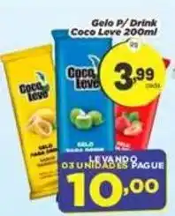 Amarelinha Supermercados Gelo P/ Drink Coco Leve 200ml oferta