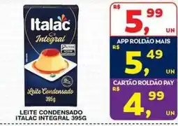 Roldão Leite condensado italac integral oferta
