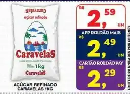 Roldão açúcar refinado caravelas oferta