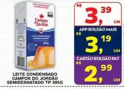Roldão Leite condensado campos do jordão semidesnatado tp oferta