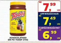 Roldão Achocolatado em pó toddy oferta