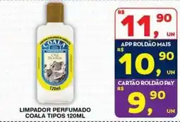 Roldão Limpador perfumado coala tipos oferta