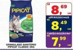 Roldão Granulado sanitário pipicat classic oferta