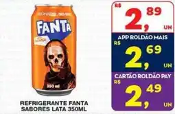 Roldão Refrigerante fanta sabores lata oferta
