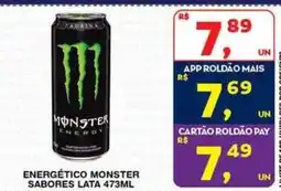 Roldão Energético monster sabores oferta