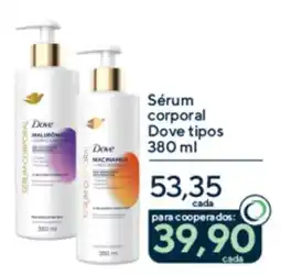 Drogaria Coop Sérum corporal Dove tipos oferta