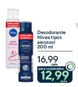 Drogaria Coop Desodorante nivea tipos aerossol oferta
