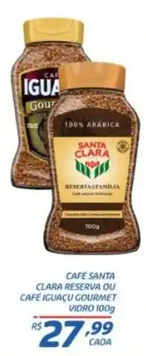 RECIBOM Café santa clara reserva ou café iguaçu gourmet vidro oferta