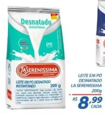 Leite em pó desnatado instantâneo