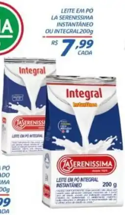 RECIBOM Leite em pó la serenissima instantâneo ou integral oferta
