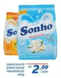 RECIBOM Sabão em pó sonho sachê fragrâncias oferta