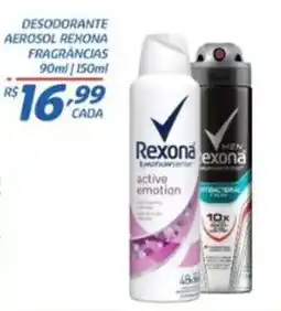 RECIBOM Desodorante aerosol rexona fragrâncias oferta