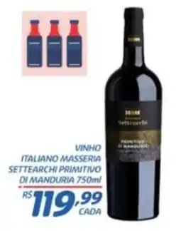 RECIBOM Vinho italiano masseria settearchi primitivo di manduria oferta