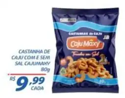 RECIBOM Castanha de caju com e sem sal cajumaxy oferta