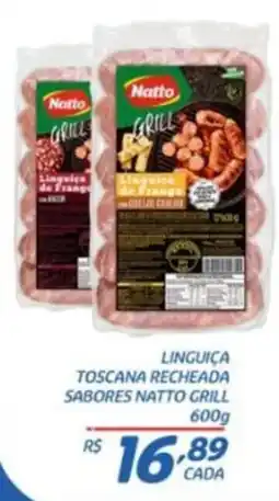 RECIBOM Linguiça toscana recheada sabores natto grill oferta