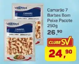 Supermercados São Vicente Camarão 7 Barbas Bom Peixe Pacote oferta