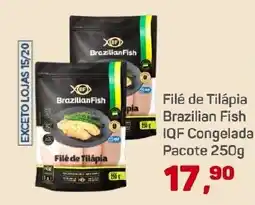 Supermercados São Vicente Filé de Tilápia Brazilian Fish oferta
