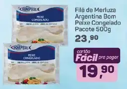Supermercados São Vicente Filé de Merluza Argentina Bom Peixe Congelado oferta