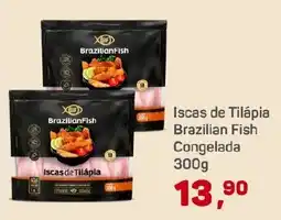 Supermercados São Vicente Isca de tilápia brazilian fish oferta