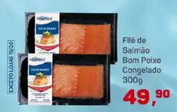 Supermercados São Vicente Filé de Salmão Bom Peixe oferta