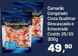 Supermercados São Vicente Camarão congelado cinza qualimar descascado e eviscerado cozido oferta
