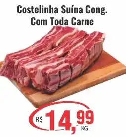 Uberaba Supermercados Costelinha Suína Cong. Com Toda Carne oferta