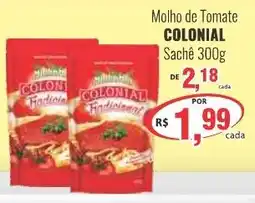 Uberaba Supermercados molho de tomate colonial oferta