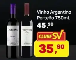 Supermercados São Vicente Vinho Argentino Porteño oferta
