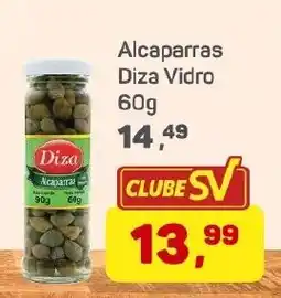 Supermercados São Vicente Alcaparras Diza Vidro oferta
