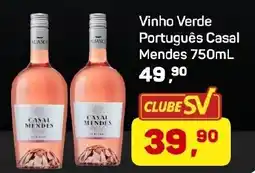 Supermercados São Vicente Vinho Verde Português Casal Mendes oferta