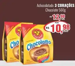 Uberaba Supermercados Achocolatado 3 corações oferta