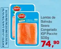 Supermercados São Vicente Lombo de Salmão Seara oferta