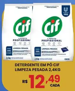 Rede Econômica de Supermercados Detergente em pó cif limpeza pesada oferta