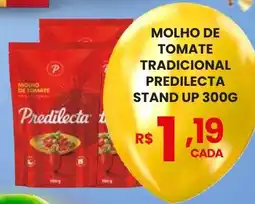 Rede Econômica de Supermercados molho de tomate tradicional predilecta oferta