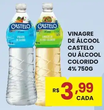 Vinagre de álcool castelo ou álcool colorido
