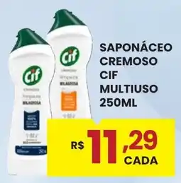 Rede Econômica de Supermercados Saponáceo cremoso cif multiuso oferta
